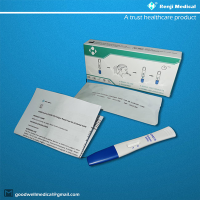 Zestaw do testowania Omicron Rapid COVID 19, koloidalne złoto Self Covid Home Test
