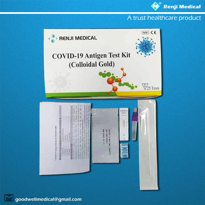 Domowy zestaw testowy Renji Medical SARS-CoV-2 Immunochromatografia na złocie koloidalnym